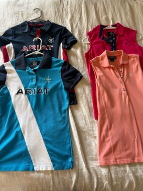 Ariat Polo Shirt and Tanks - set of 4